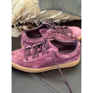 Puma Basket Suede Winetasting Sneakers Plum Burgundy Size‎ 7